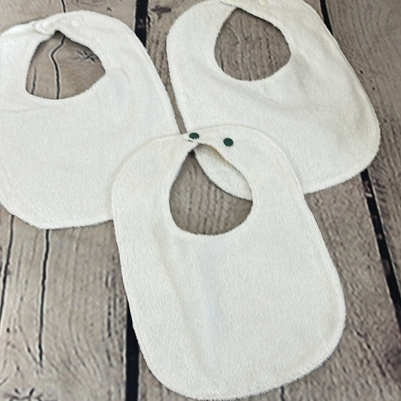 Designer handcrafted cotton Terry bib - Picture 10 of 10